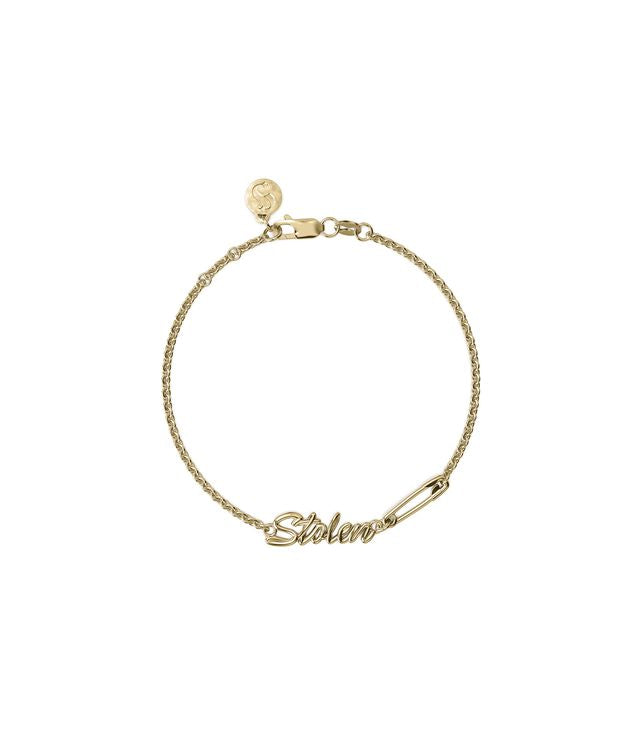 SENTIMENTAL SCRIPT BRACELET