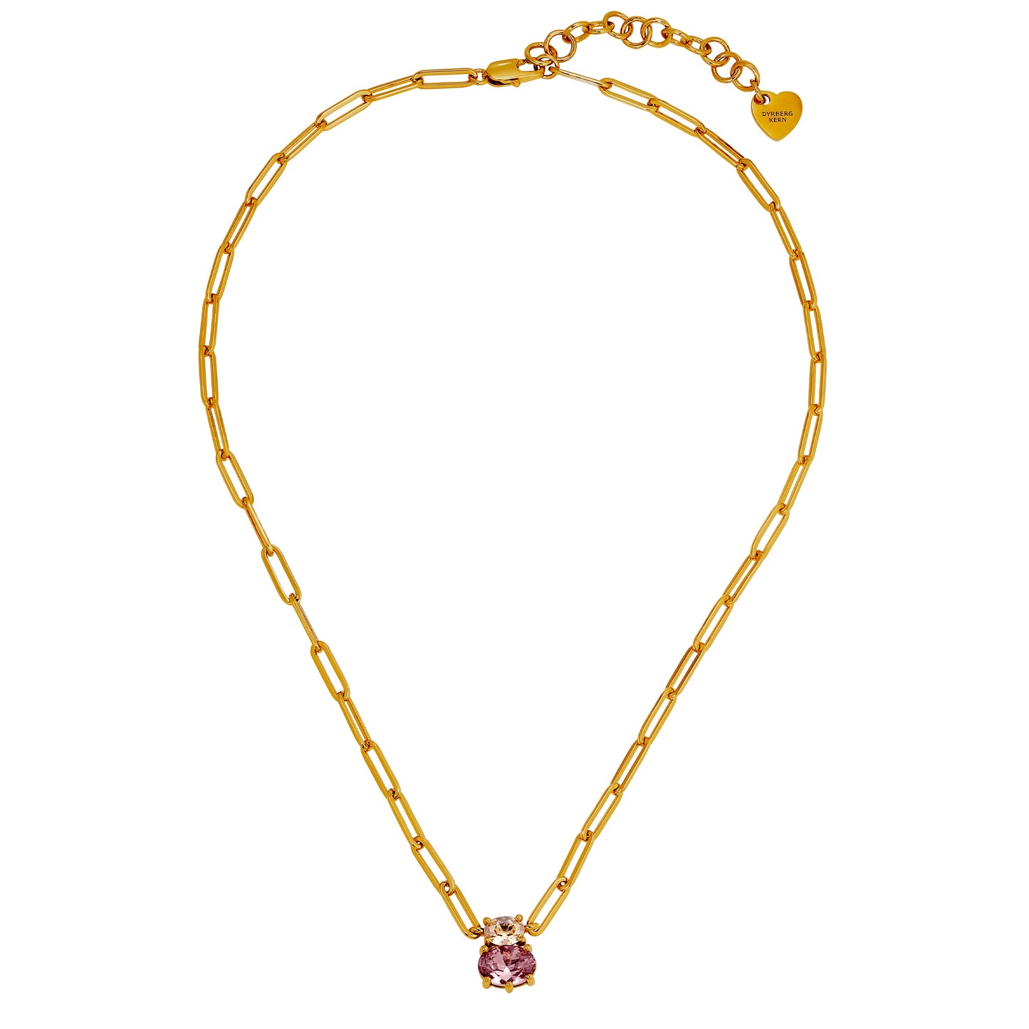 SERAFINE SHINY GOLD ROSE SAND NECKLACE