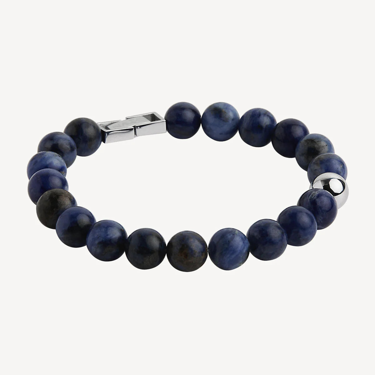 ATLAS MEN'S 10MM BEADED SODALITE BRACELET