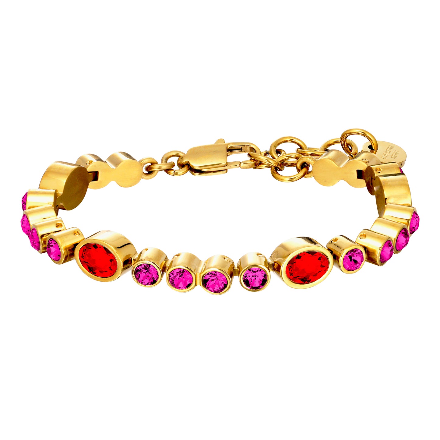 SOPHIA SHINY GOLD RED MIX BRACELET