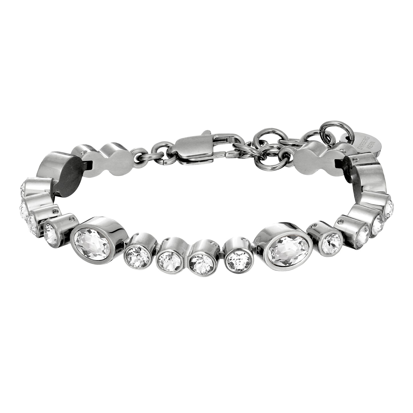 SOPHIA SHINY SILVER CRYSTAL BRACELET