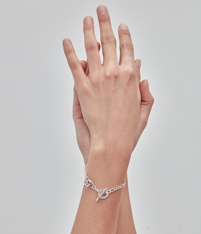 SPIKED FOB BRACELET