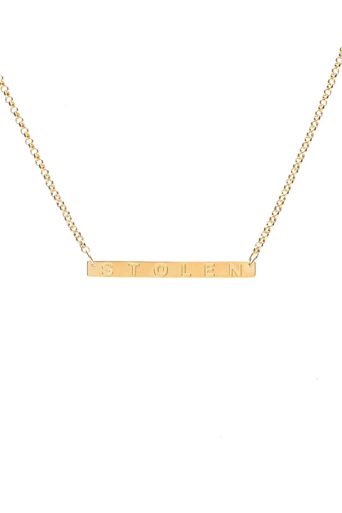 STOLEN PLANK NECKLACE