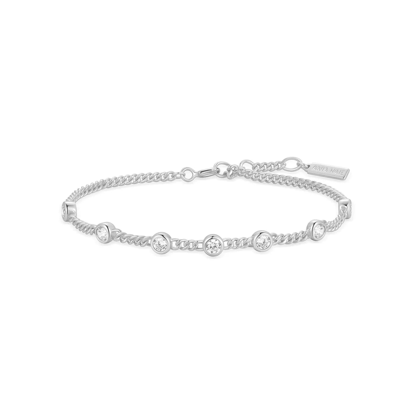MELODIC RHOMBUS STONE CHAIN BRACELET
