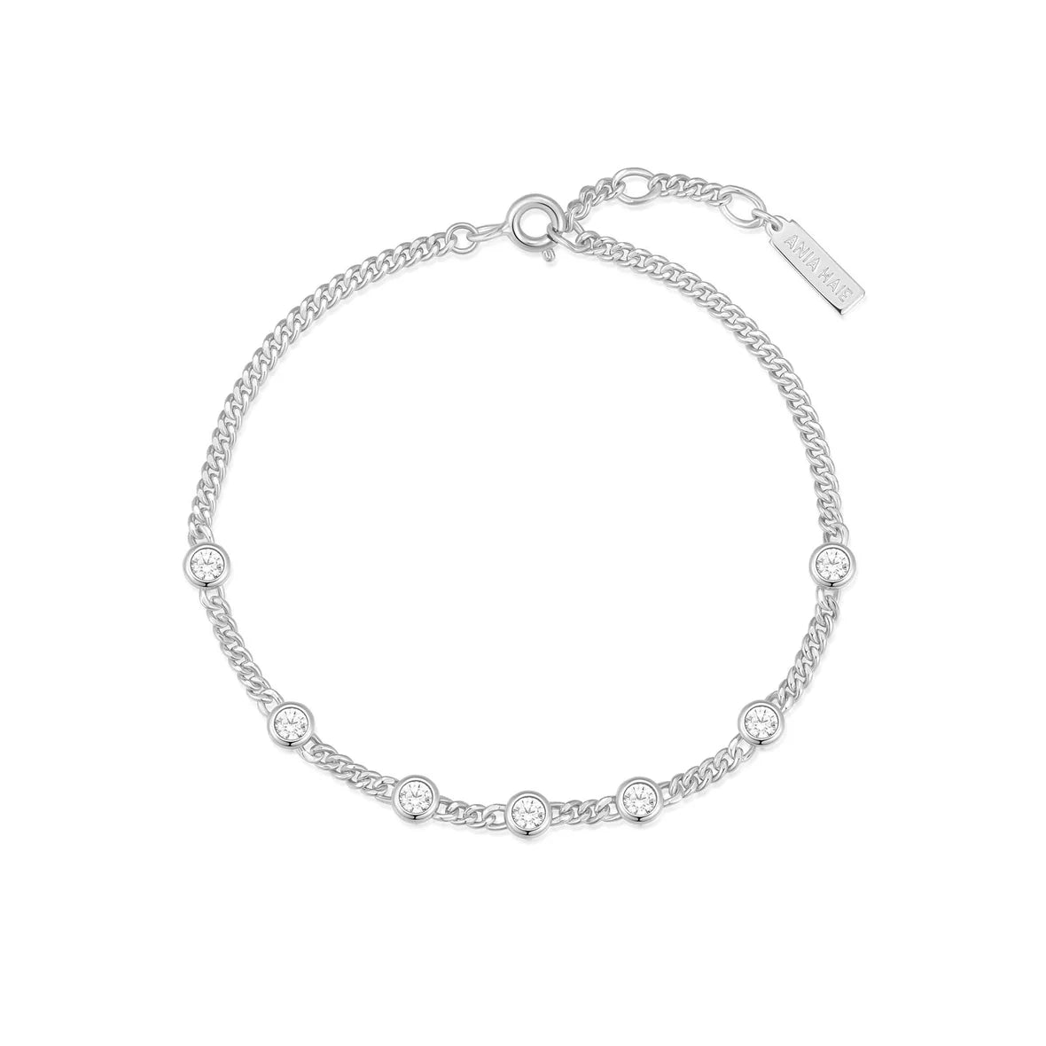 MELODIC RHOMBUS STONE CHAIN BRACELET
