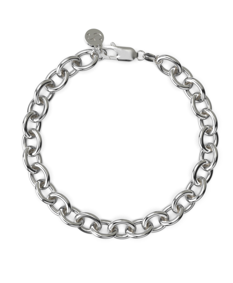 WIDE CABLE CHAIN BRACELET