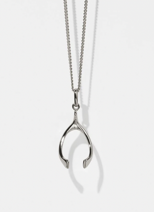 WISHBONE CHARM NECKLACE