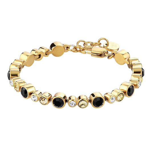 TERESIA SHINY GOLD GOLDEN/BLACK BRACELET