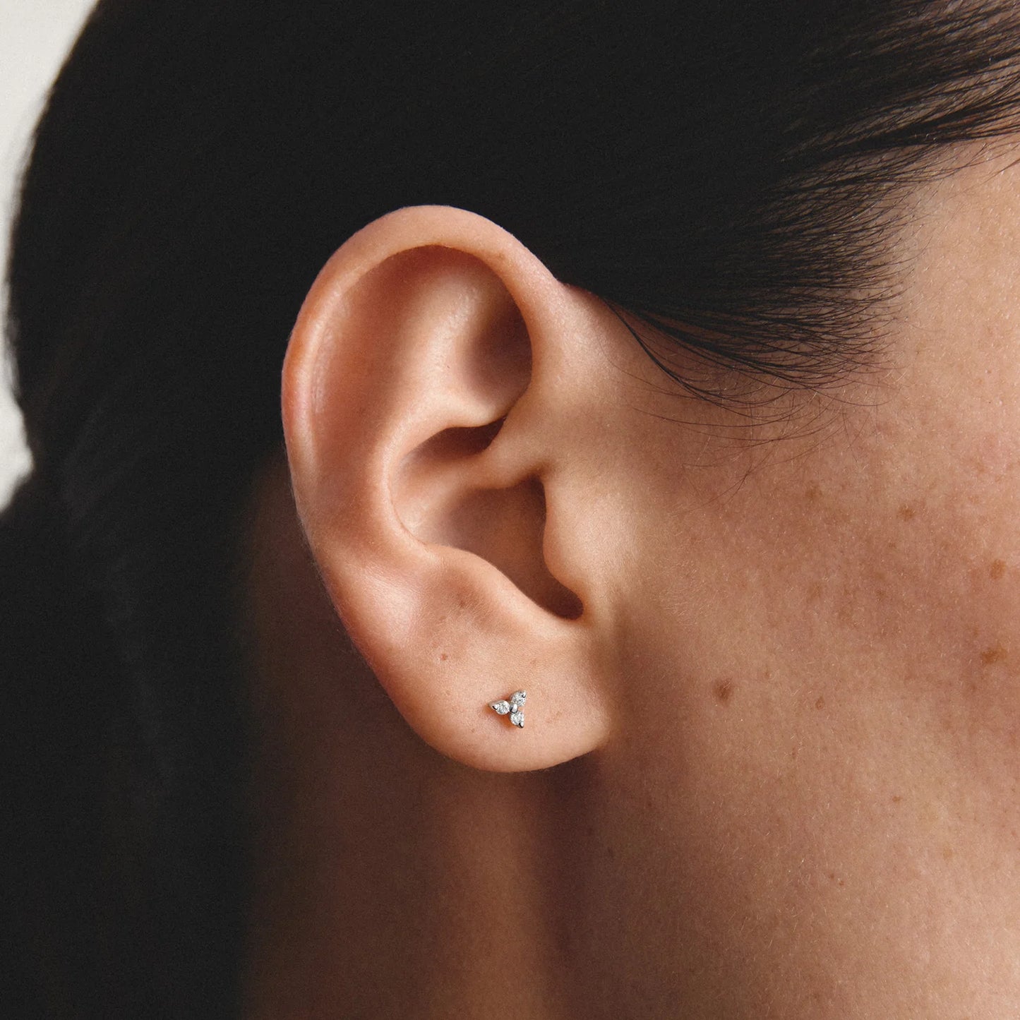 CLASSIC TRIO STUD EARRINGS