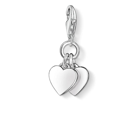 CHARM CLUB TWO HEARTS