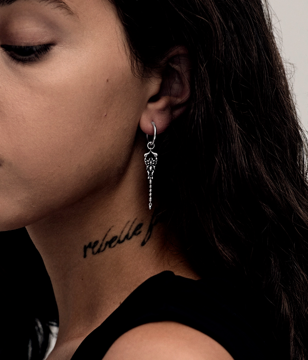 VENOM ECHO HOOP EARRINGS