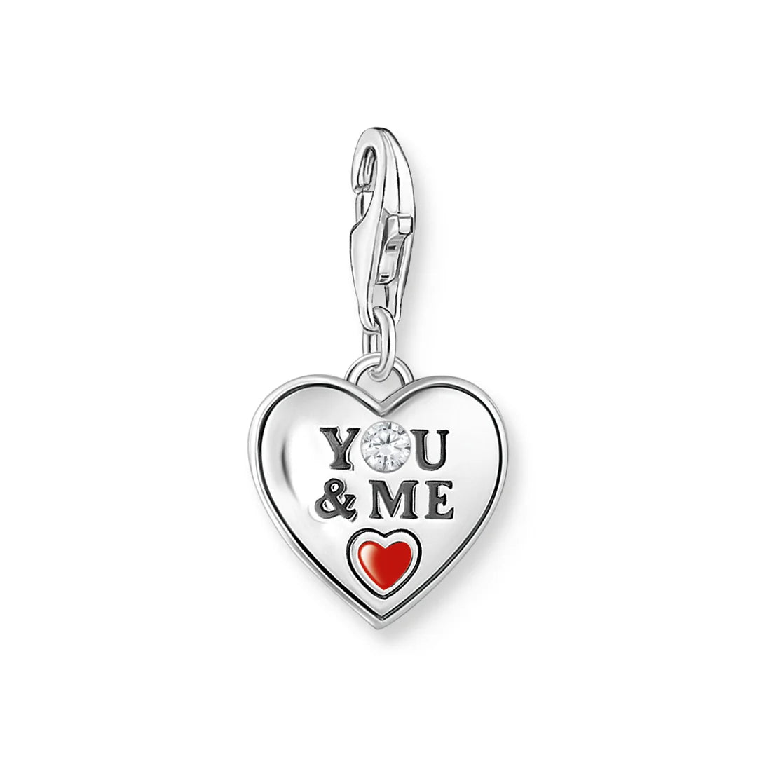 CHARM CLUB YOU & ME INFINITY HEART