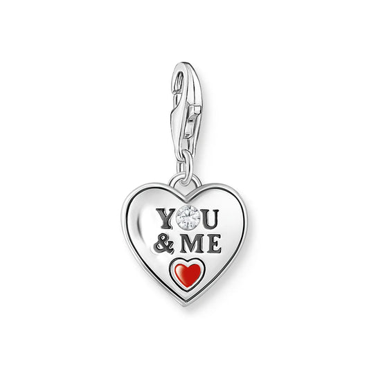 CHARM CLUB YOU & ME INFINITY HEART