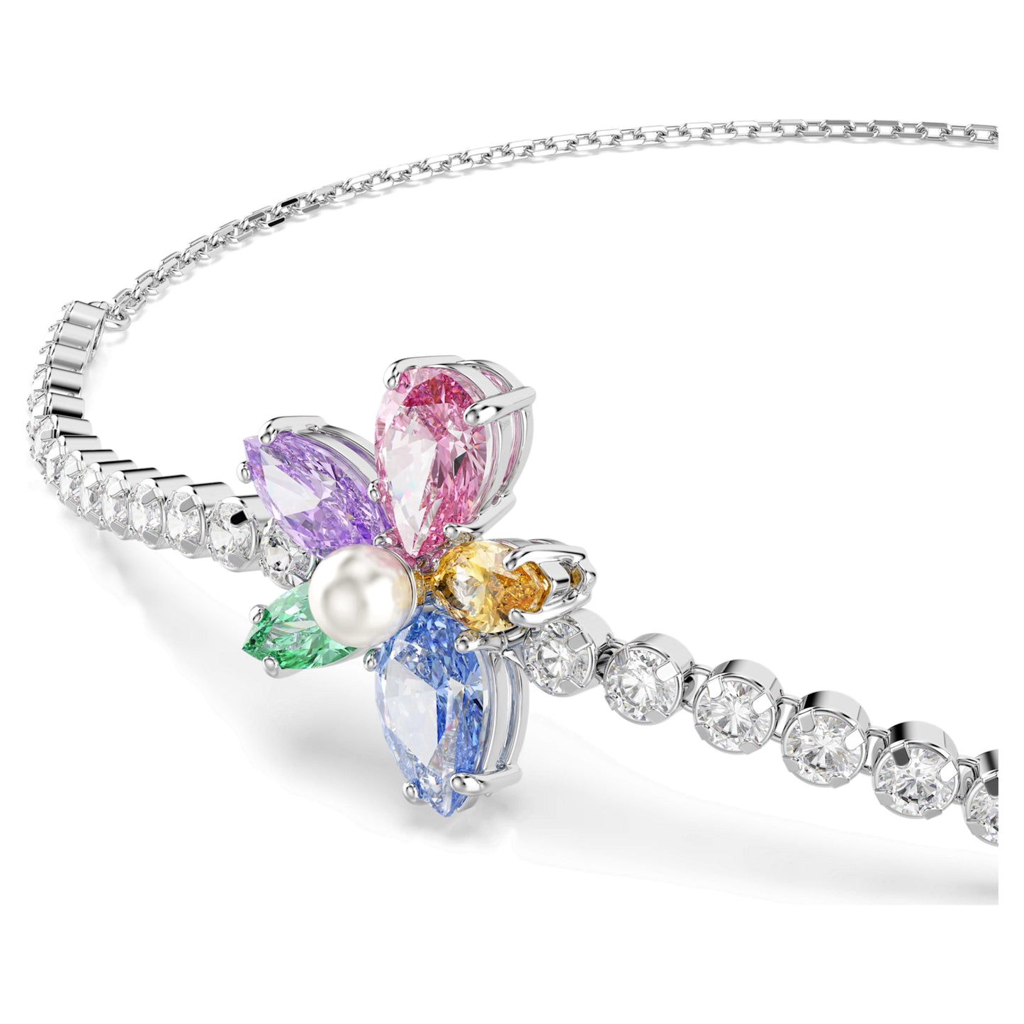 ARIANA GRANDE X BRACELET FLOWER - MULTICOLOURED, RHODIUM