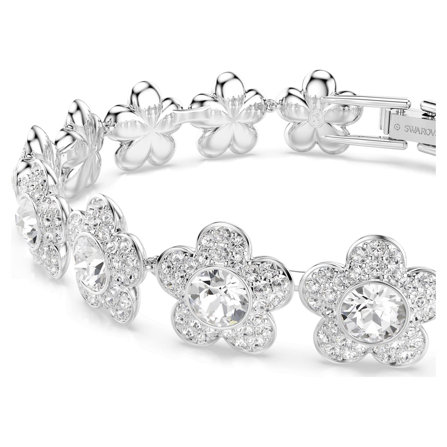 ARIANA GRANDE X BRACELET FLOWER - WHITE, RHODIUM