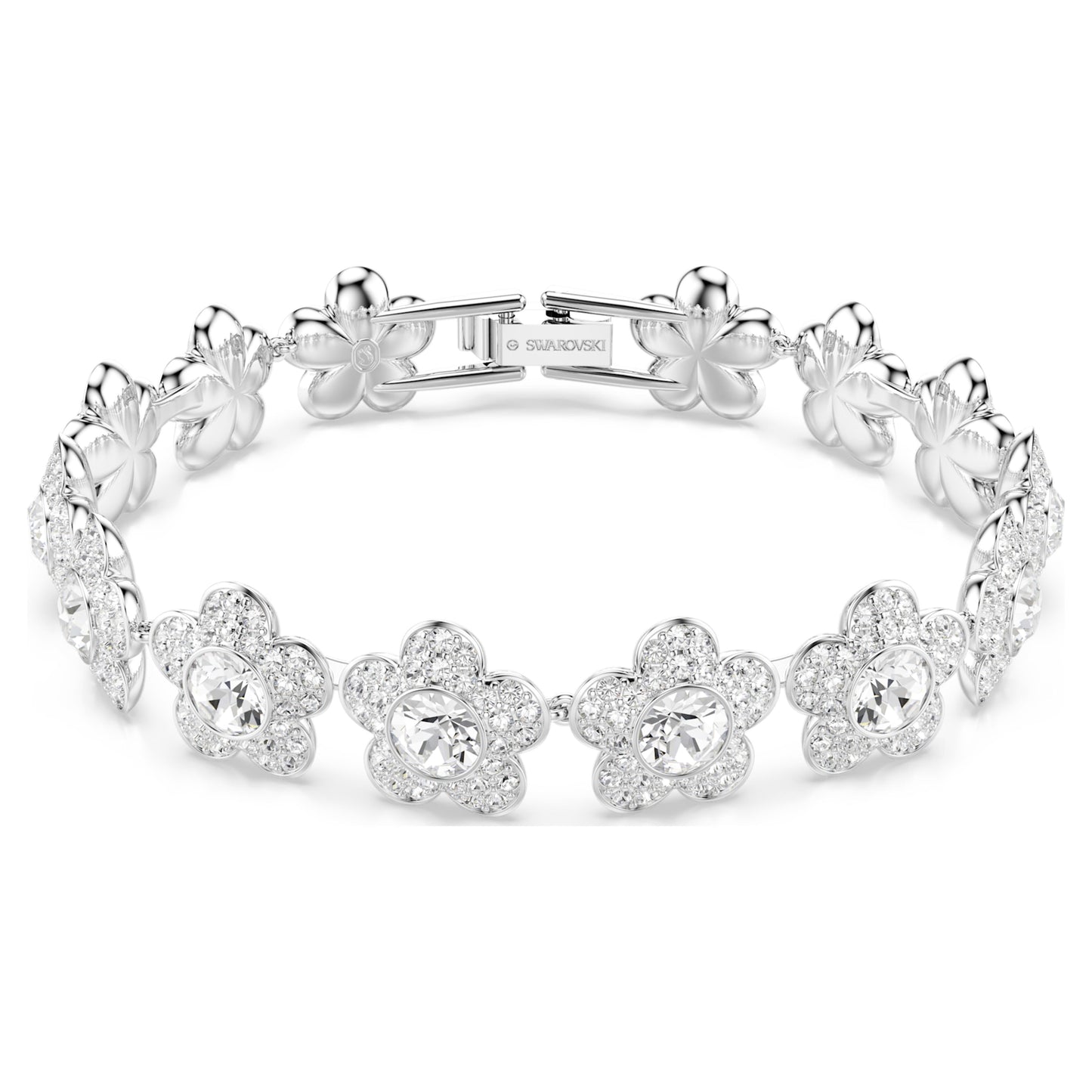 ARIANA GRANDE X BRACELET FLOWER - WHITE, RHODIUM