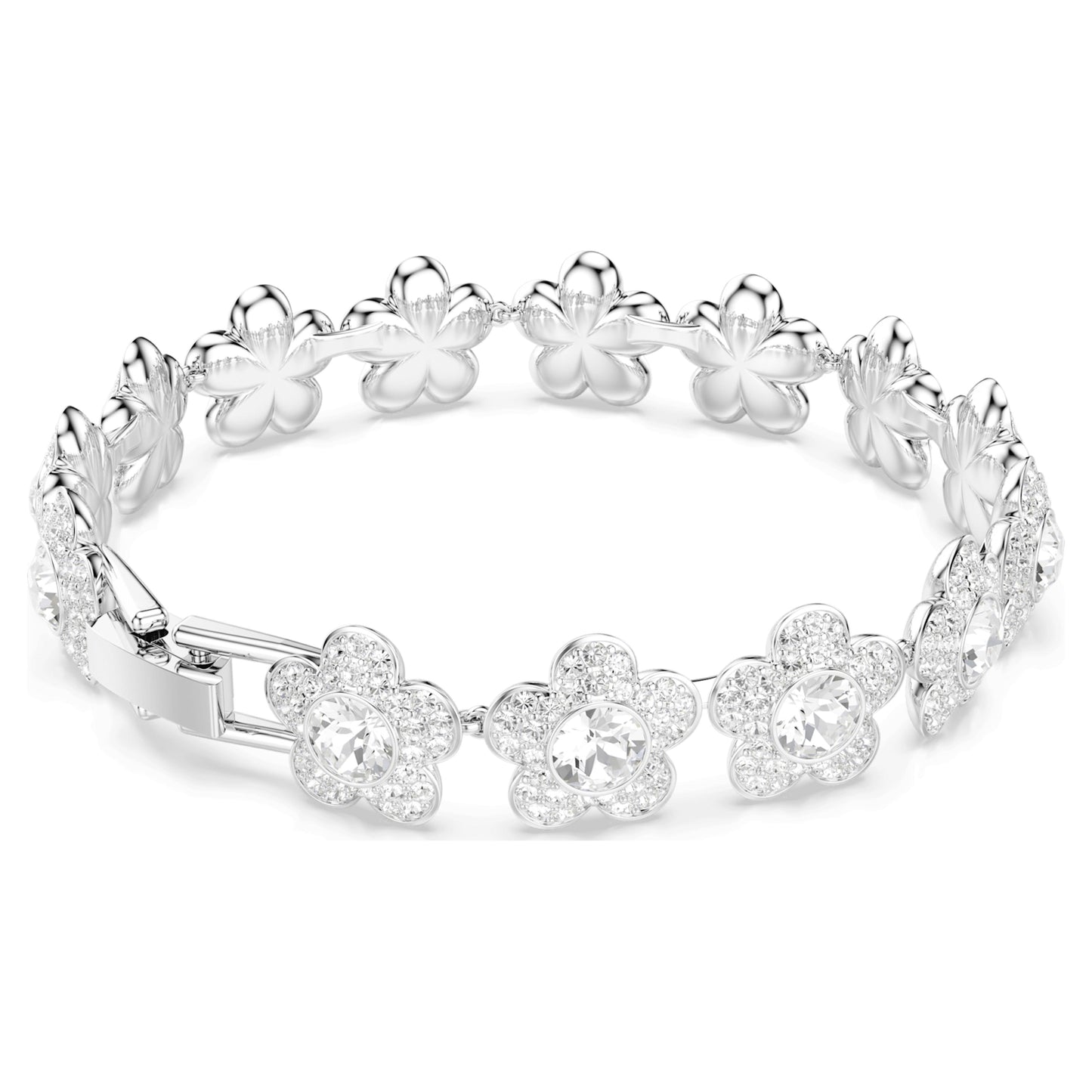 ARIANA GRANDE X BRACELET FLOWER - WHITE, RHODIUM