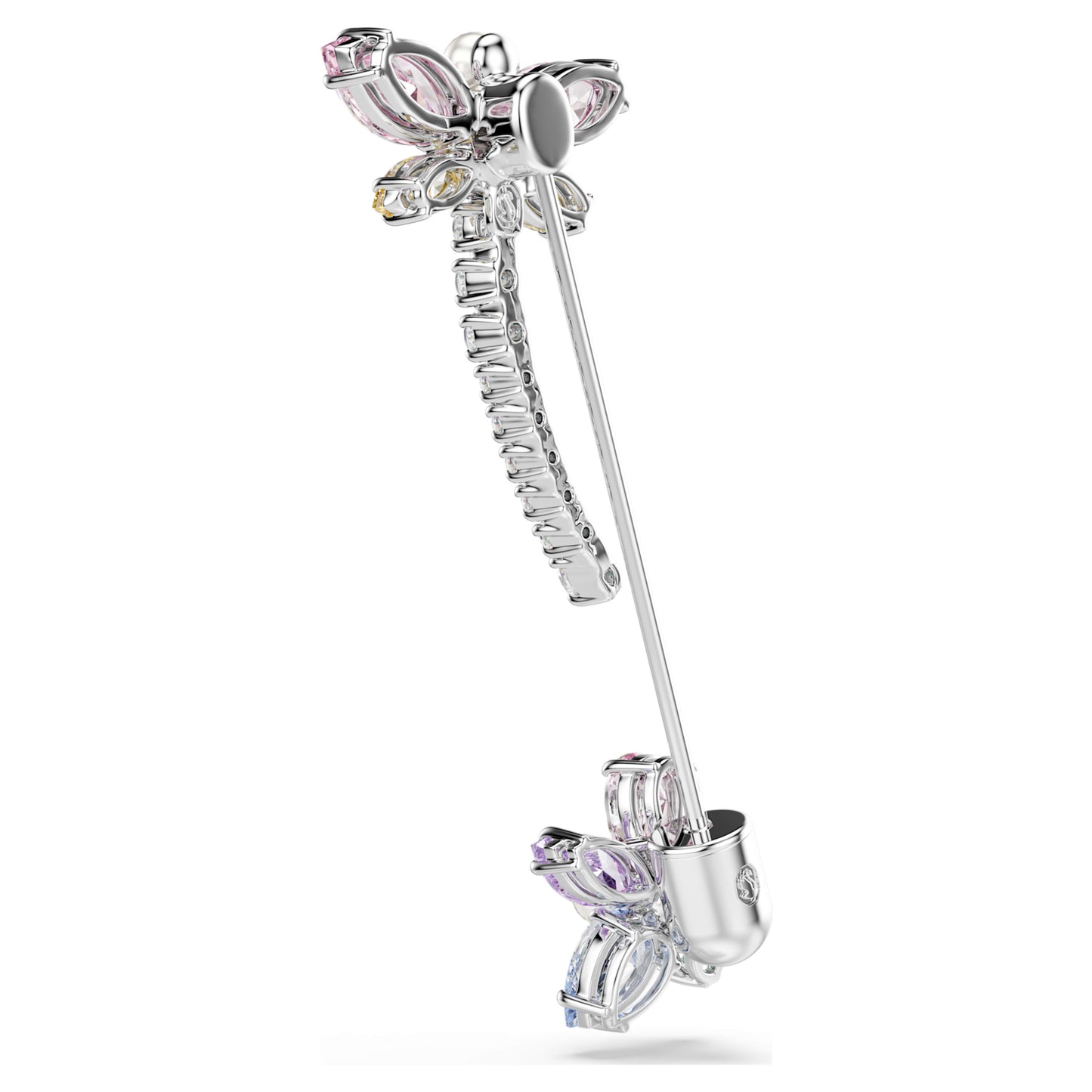 ARIANA GRANDE X BROOCH DRAGONFLY - MULTICOLOURED, RHODIUM
