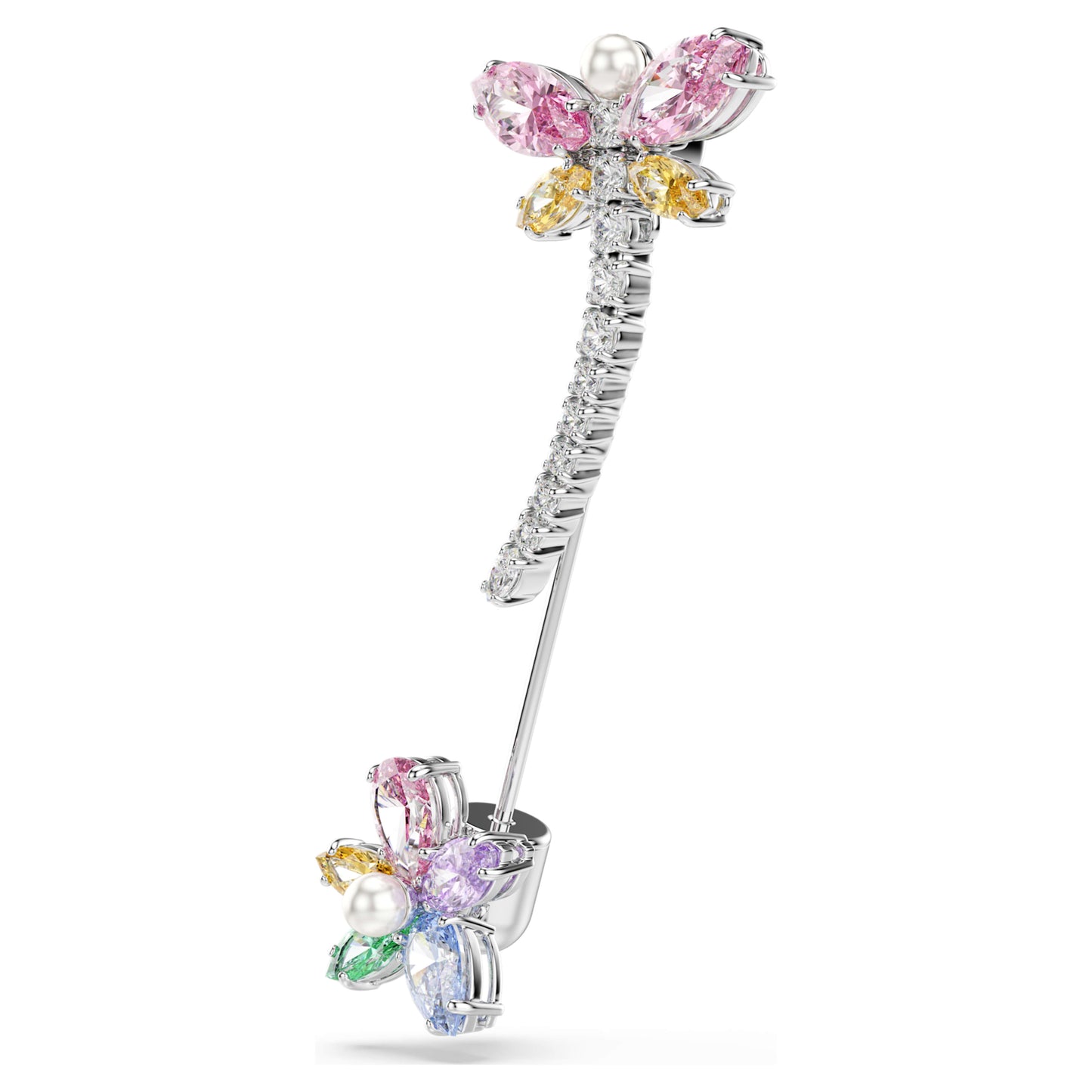 ARIANA GRANDE X BROOCH DRAGONFLY - MULTICOLOURED, RHODIUM