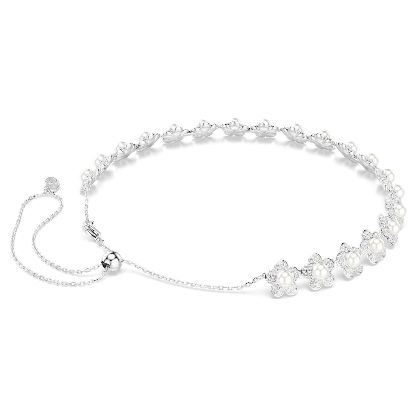 ARIANA GRANDE X CHOKER - WHITE, RHODIUM