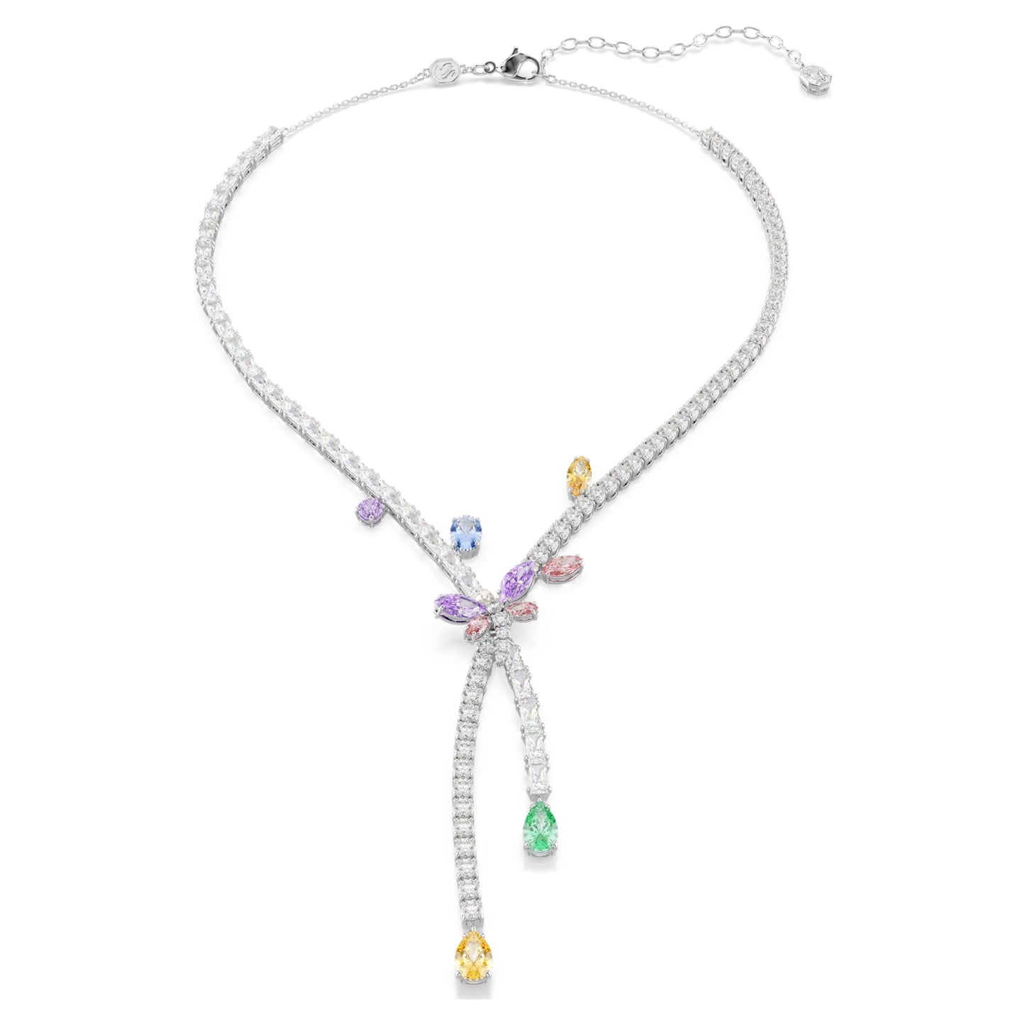 ARIANA GRANDE X NECKLACE DRAGONFLY - MULTICOLOURED, RHODIUM