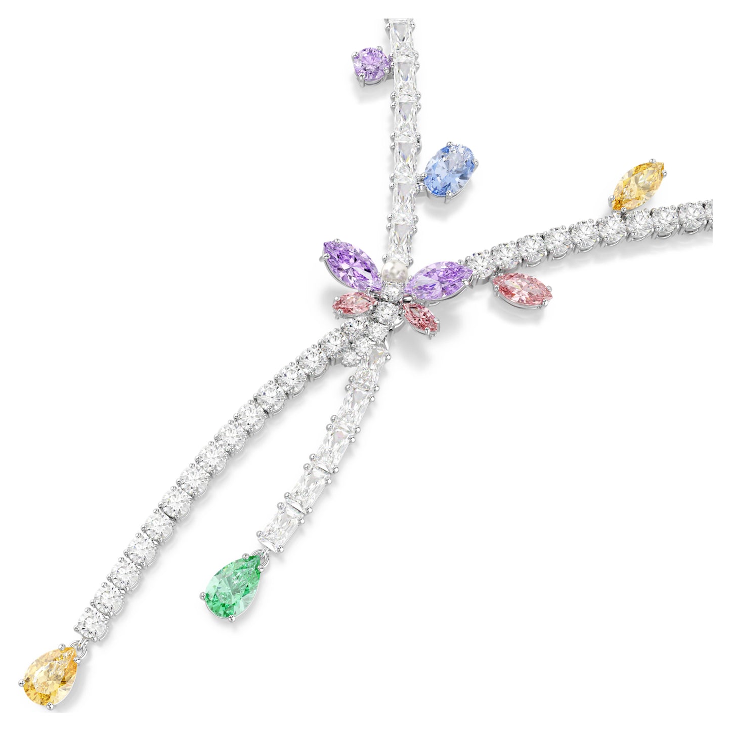 ARIANA GRANDE X NECKLACE DRAGONFLY - MULTICOLOURED, RHODIUM