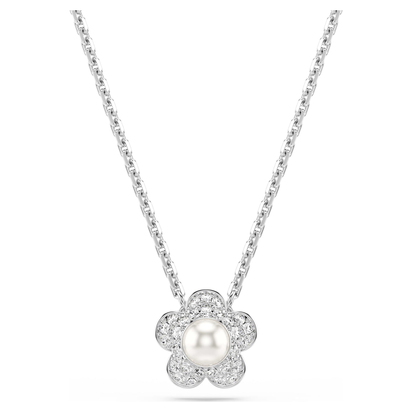 ARIANA GRANDE X PENDANT FLOWER - WHITE RHODIUM