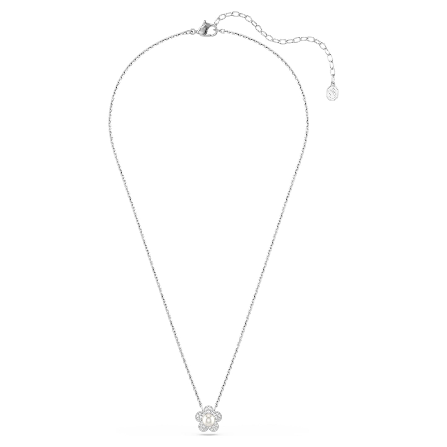 ARIANA GRANDE X PENDANT FLOWER - WHITE RHODIUM
