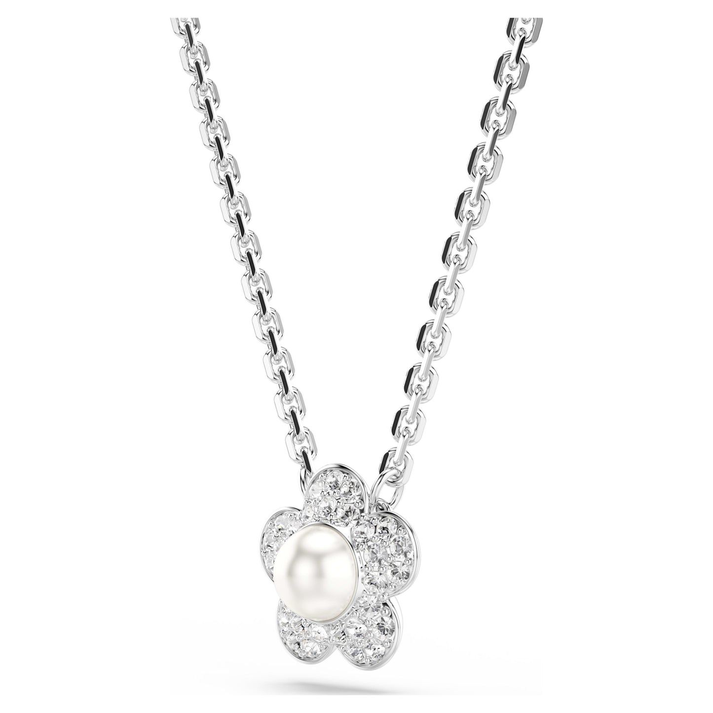 ARIANA GRANDE X PENDANT FLOWER - WHITE RHODIUM