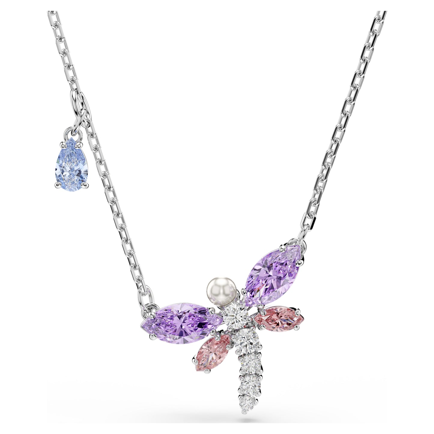 ARIANA GRANDE X PENDANT DRAGONFLY - MULTICOLOURED, RHODIUM