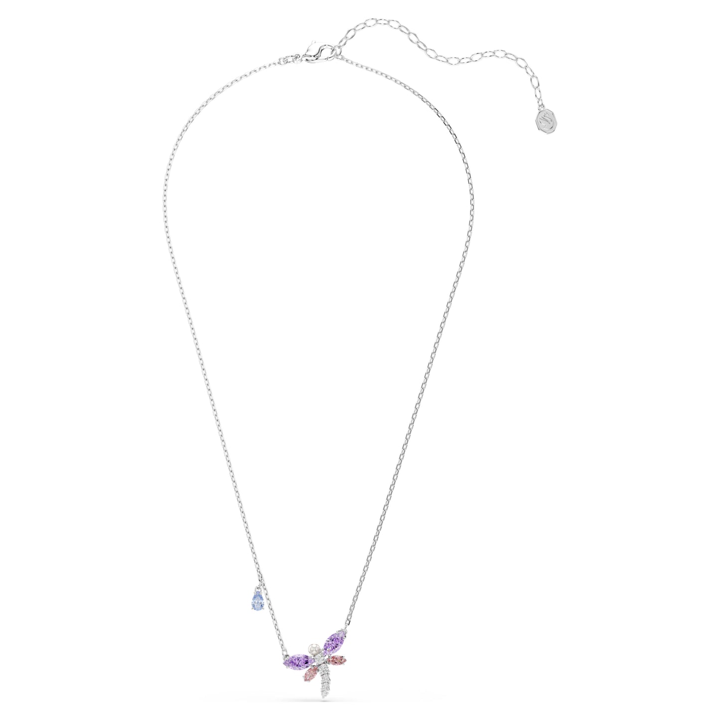 ARIANA GRANDE X PENDANT DRAGONFLY - MULTICOLOURED, RHODIUM