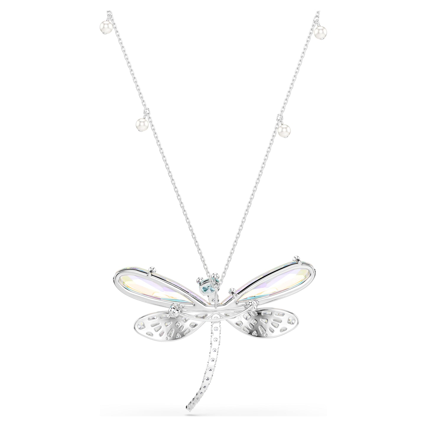 ARIANA GRANDE X PENDANT & BROACH DRAGONFLY - WHITE, RHODIUM