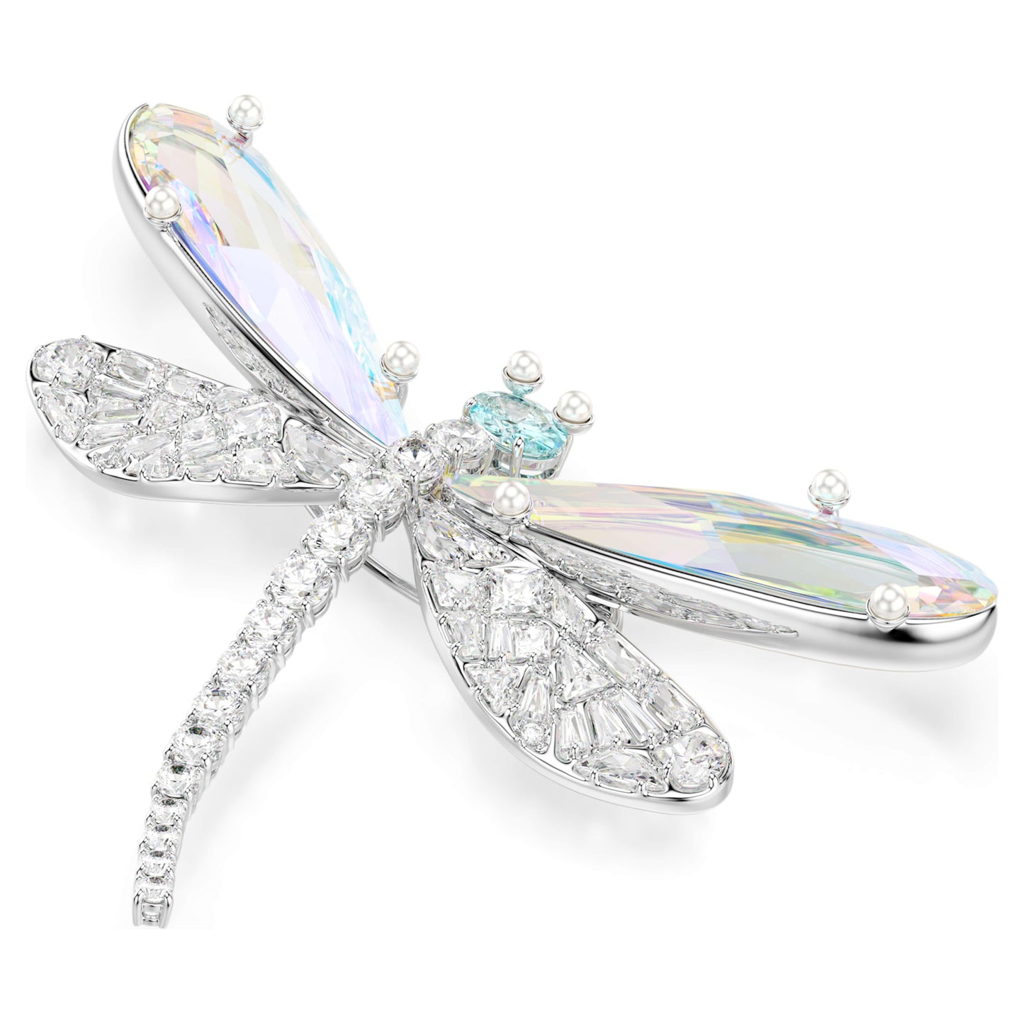 ARIANA GRANDE X PENDANT & BROACH DRAGONFLY - WHITE, RHODIUM