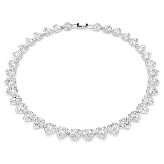 ARIANA GRANDE X SWAROVSKI TENNIS NECKLACE - WHITE, RHODIUM
