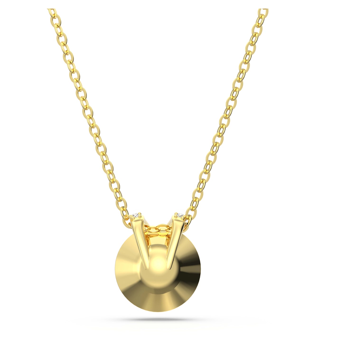 BELLA V PENDANT - GOLD, GOLD