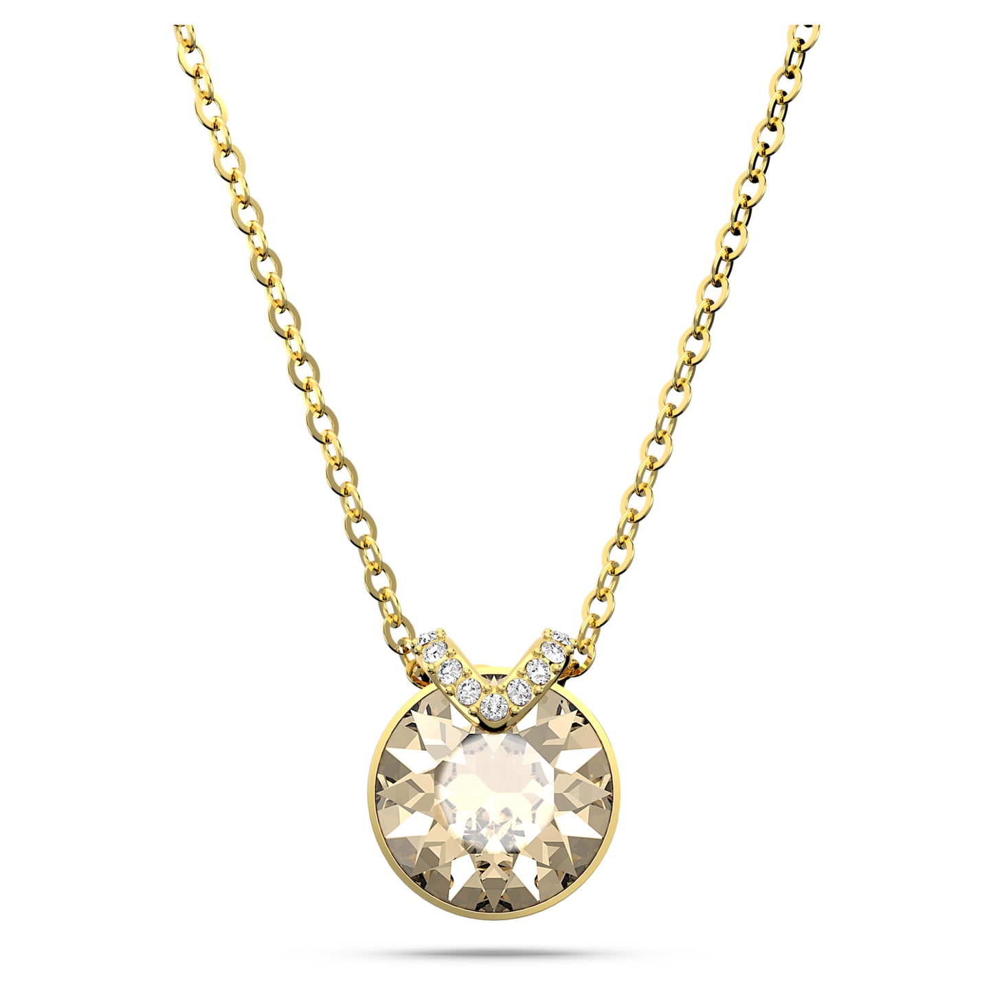 BELLA V PENDANT - GOLD, GOLD