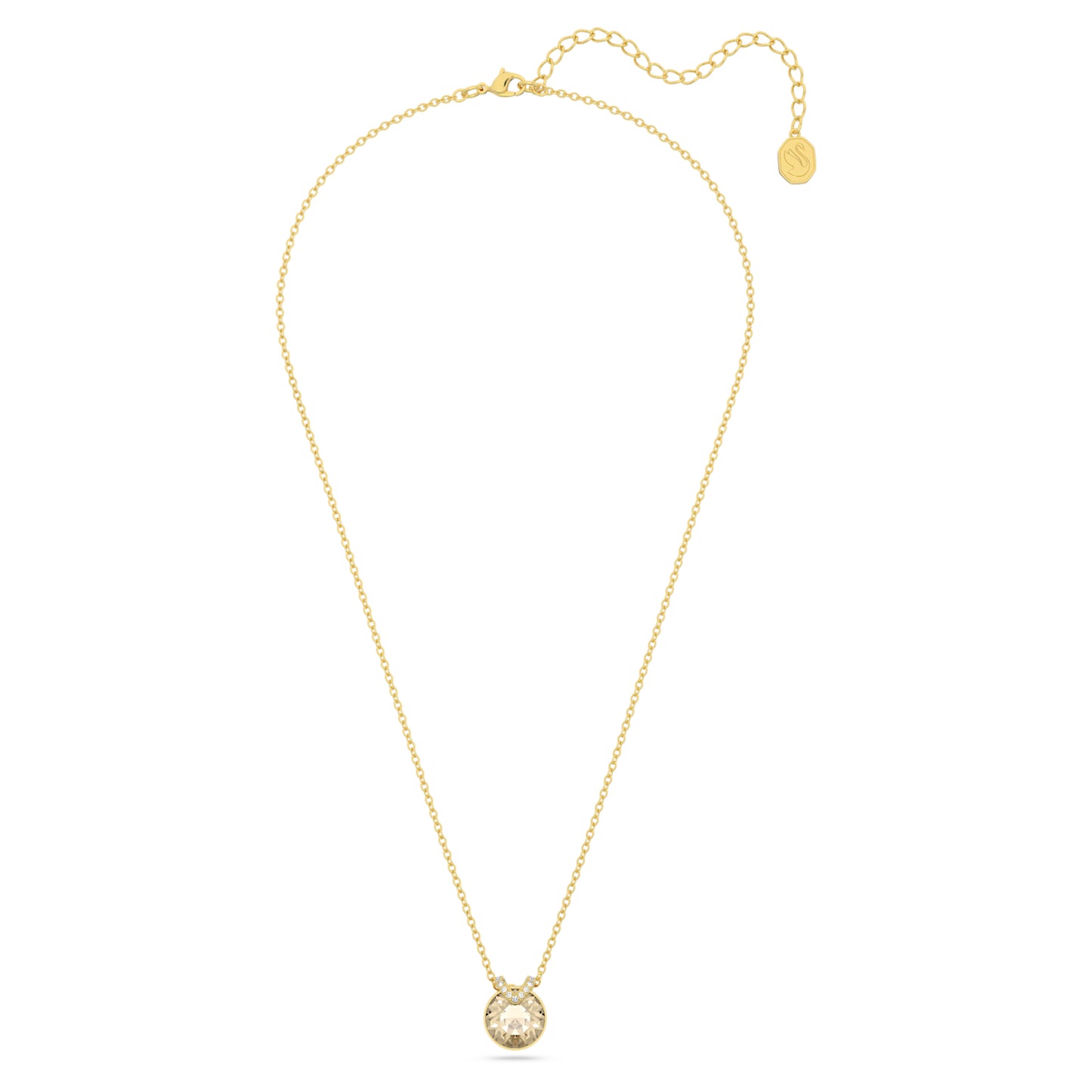 BELLA V PENDANT - GOLD, GOLD