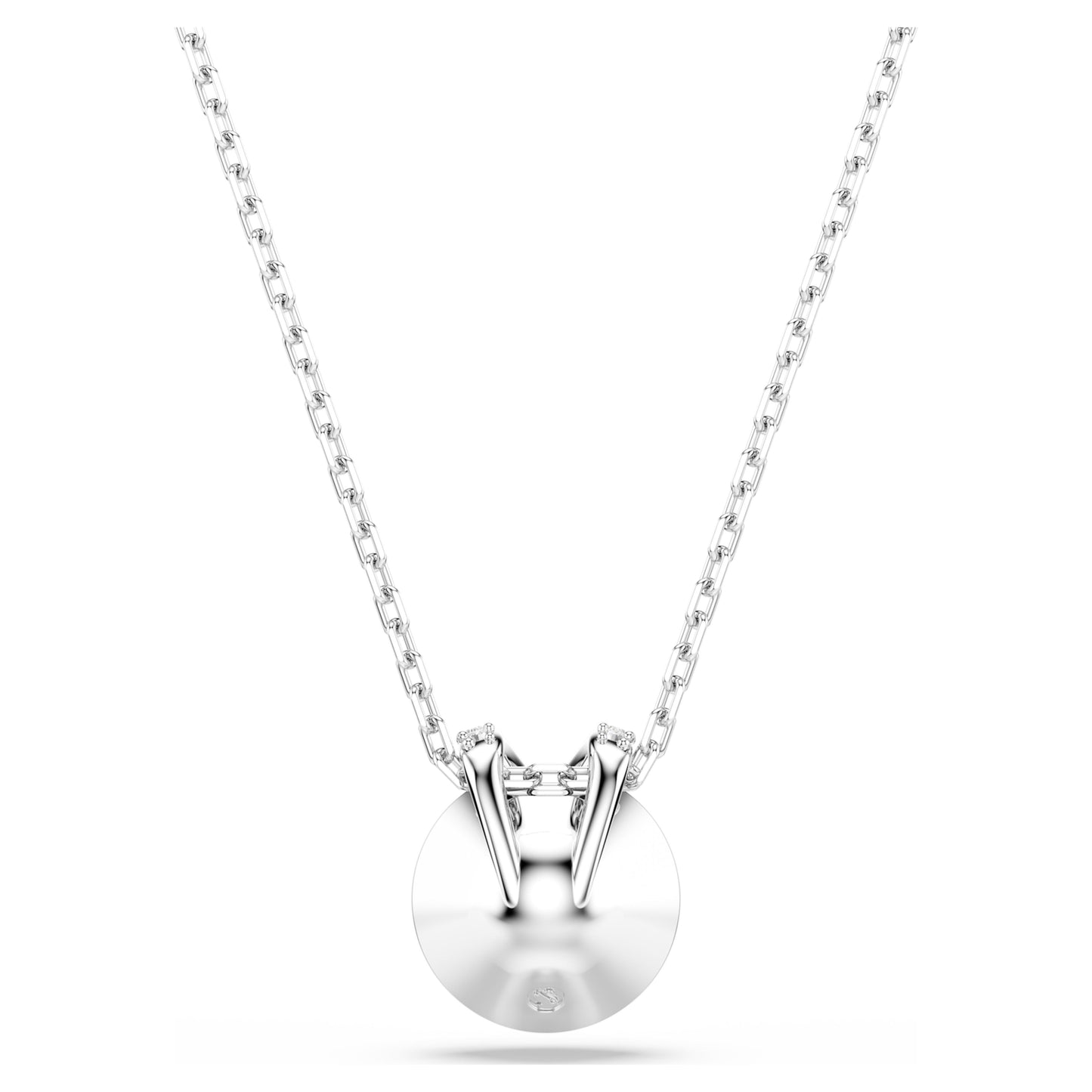 BELLA V PENDANT - PINK, RHODIUM