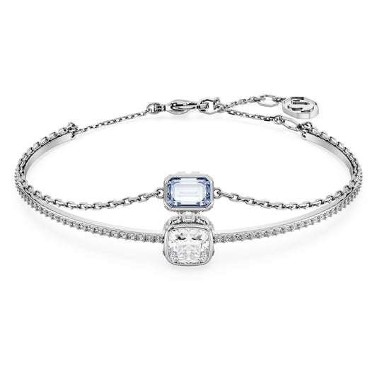 CHROMA BRACELET - BLUE, RHODIUM