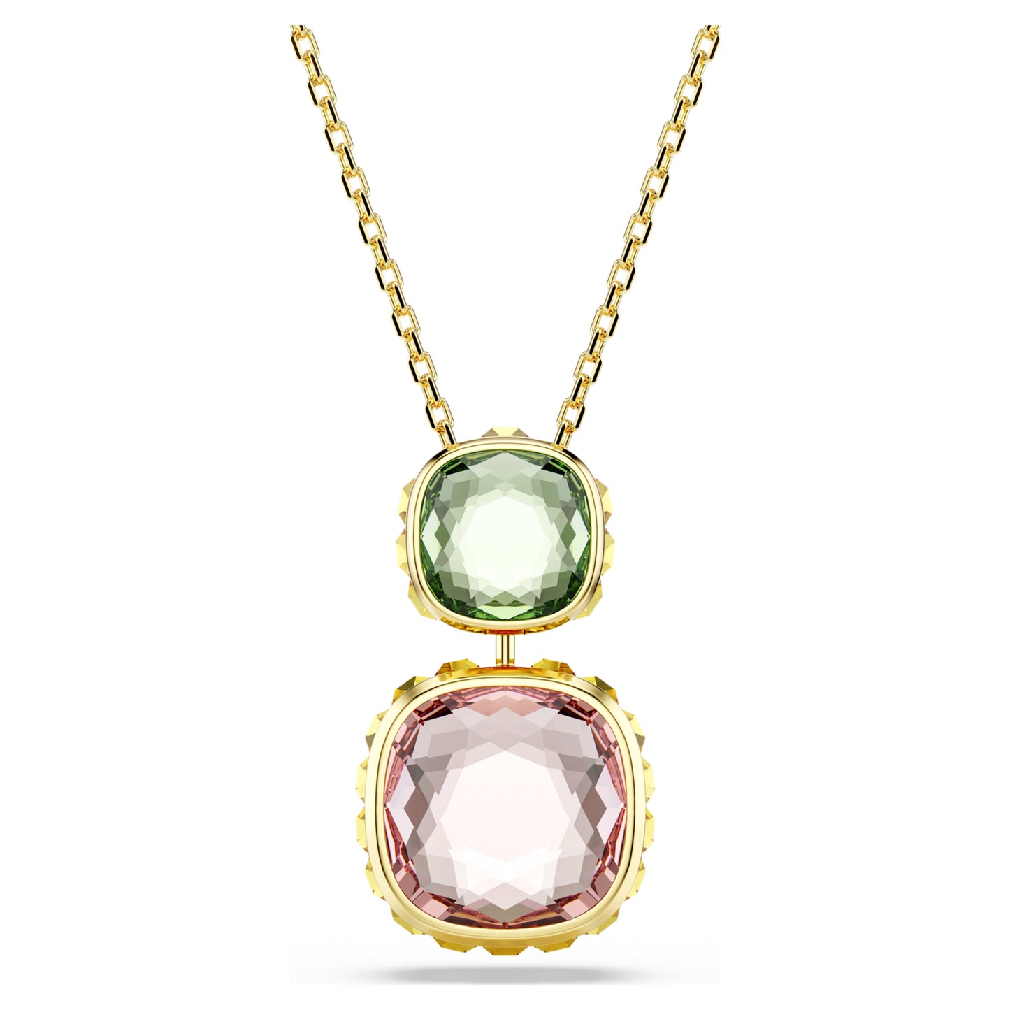 CHROMA PENDANT CUSHION - MULTI-COLOURED, GOLD