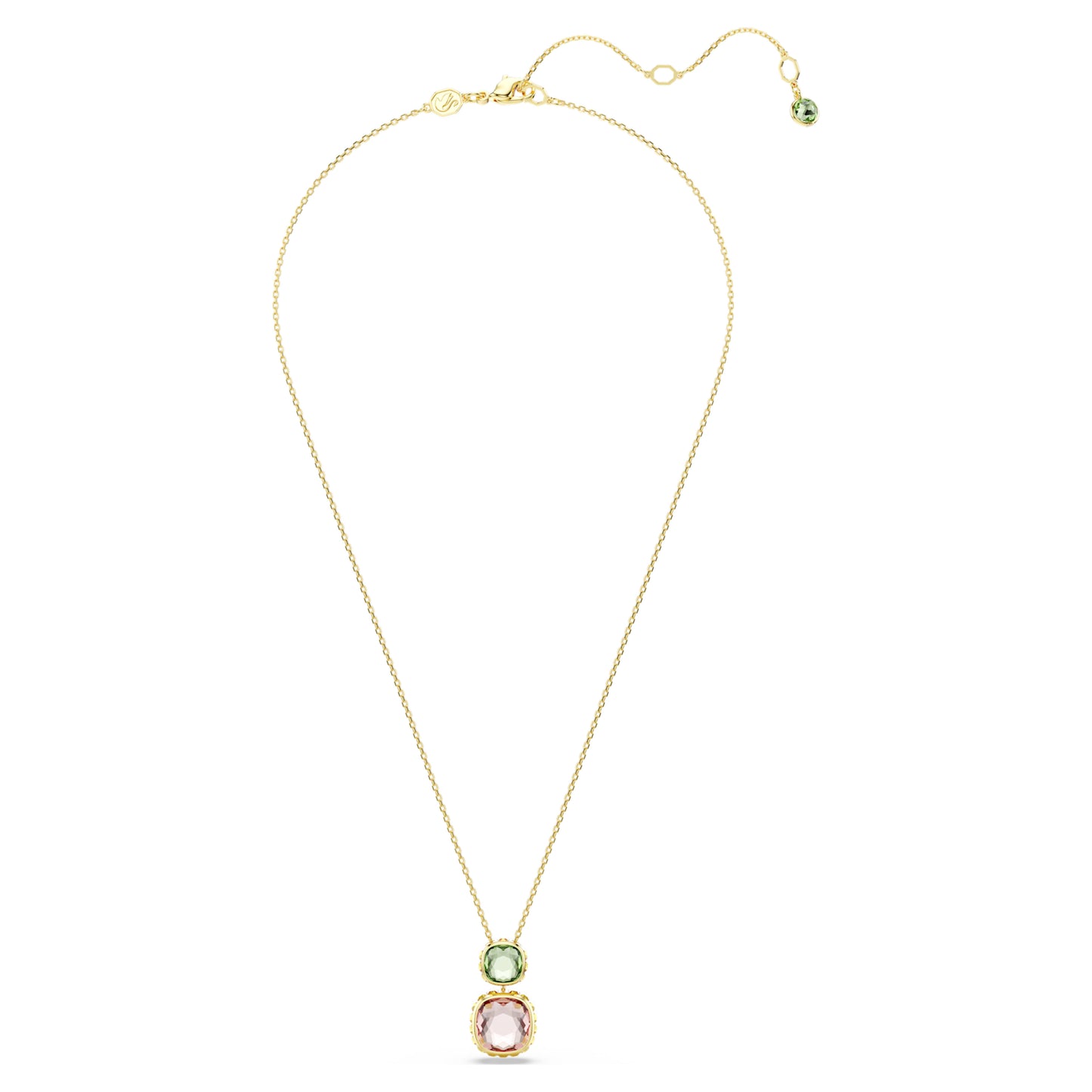 CHROMA PENDANT CUSHION - MULTI-COLOURED, GOLD