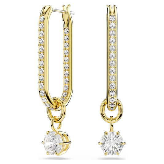 CONSTELLA DROP EARRINGS - WHITE, GOLD