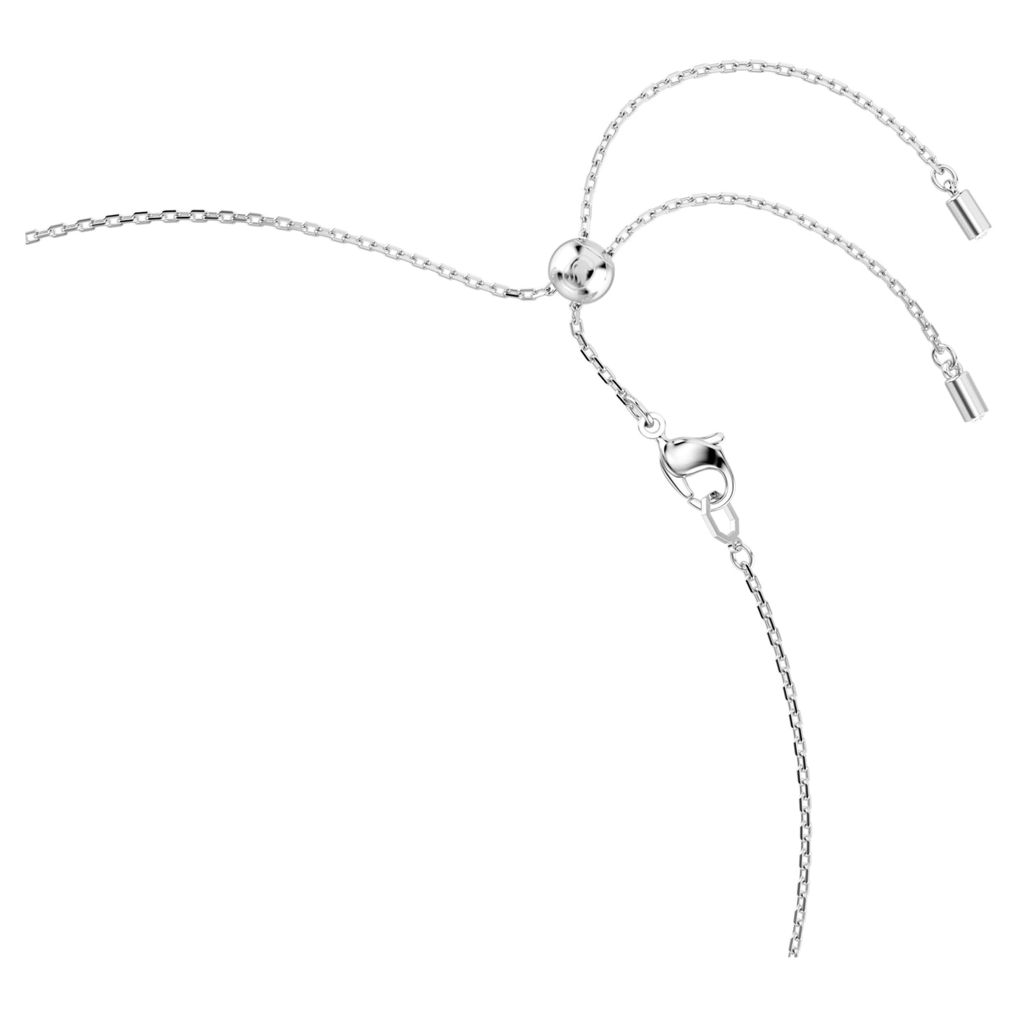 CONSTELLA NECKLACE - WHITE, RHODIUM