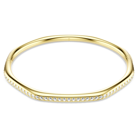 DEXTERA BANGLE OCTAGON - WHITE, GOLD