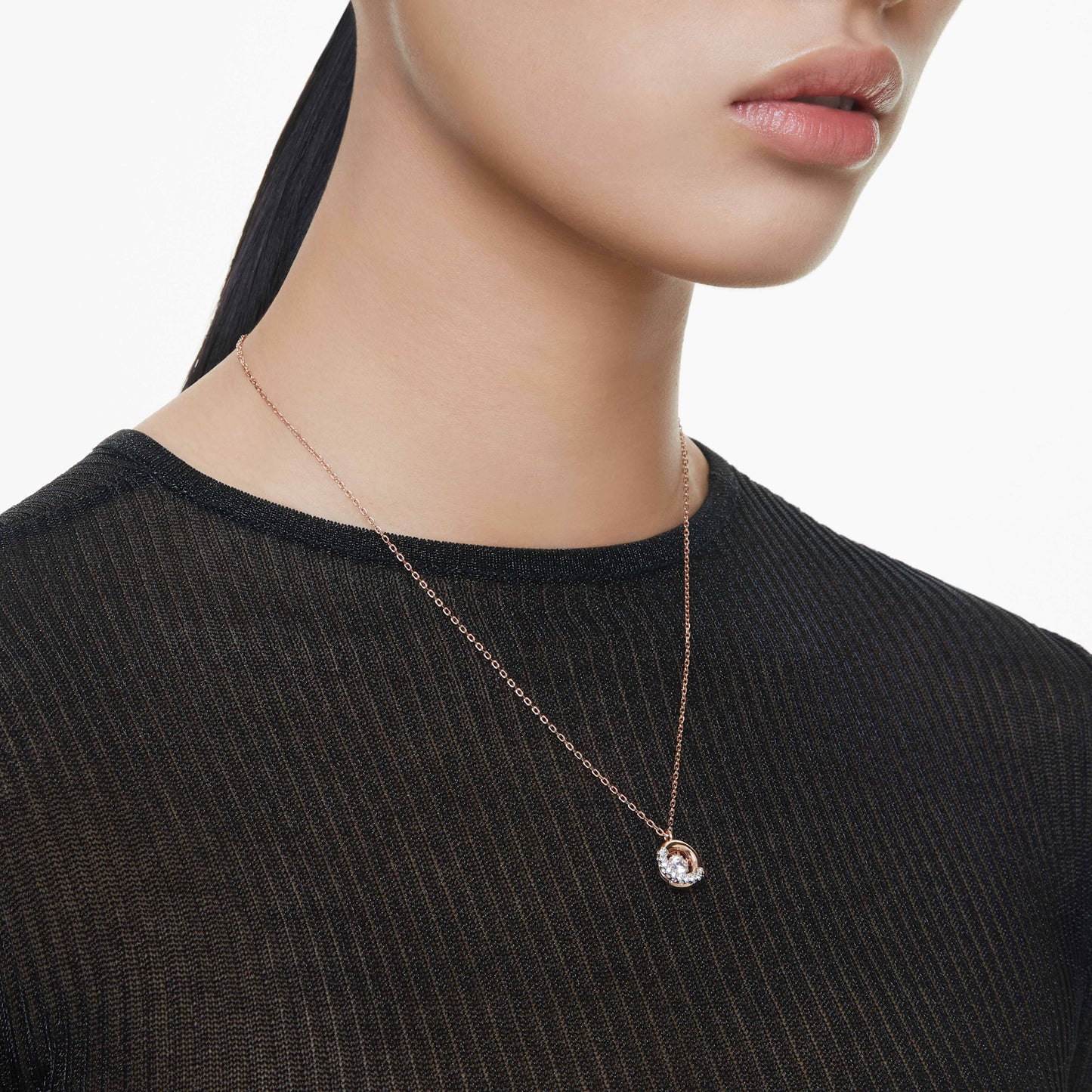 DEXTERA PENDANT - WHITE, ROSE-GOLD