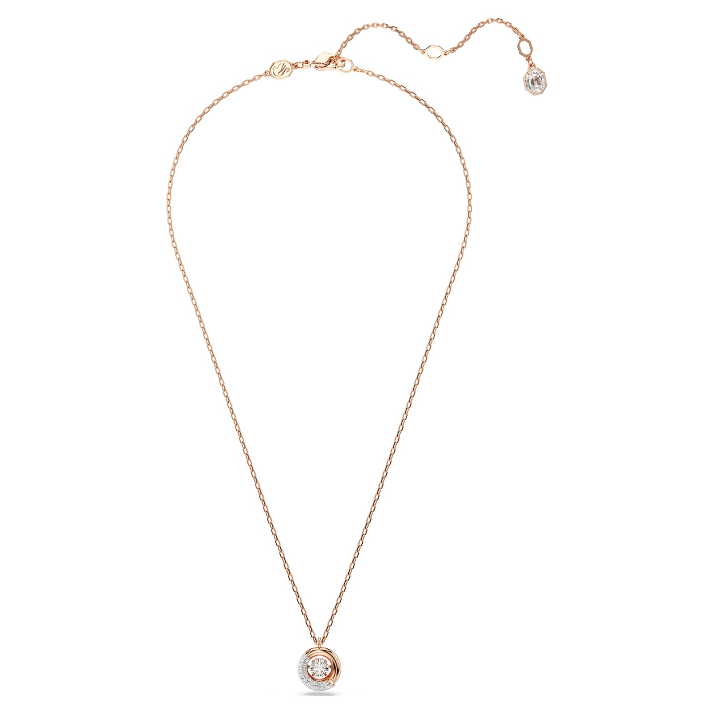 DEXTERA PENDANT - WHITE, ROSE-GOLD