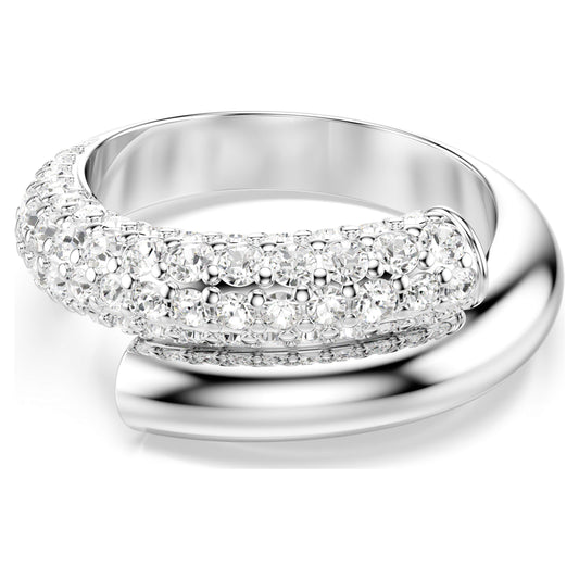 DEXTERA RING - WHITE, RHODIUM
