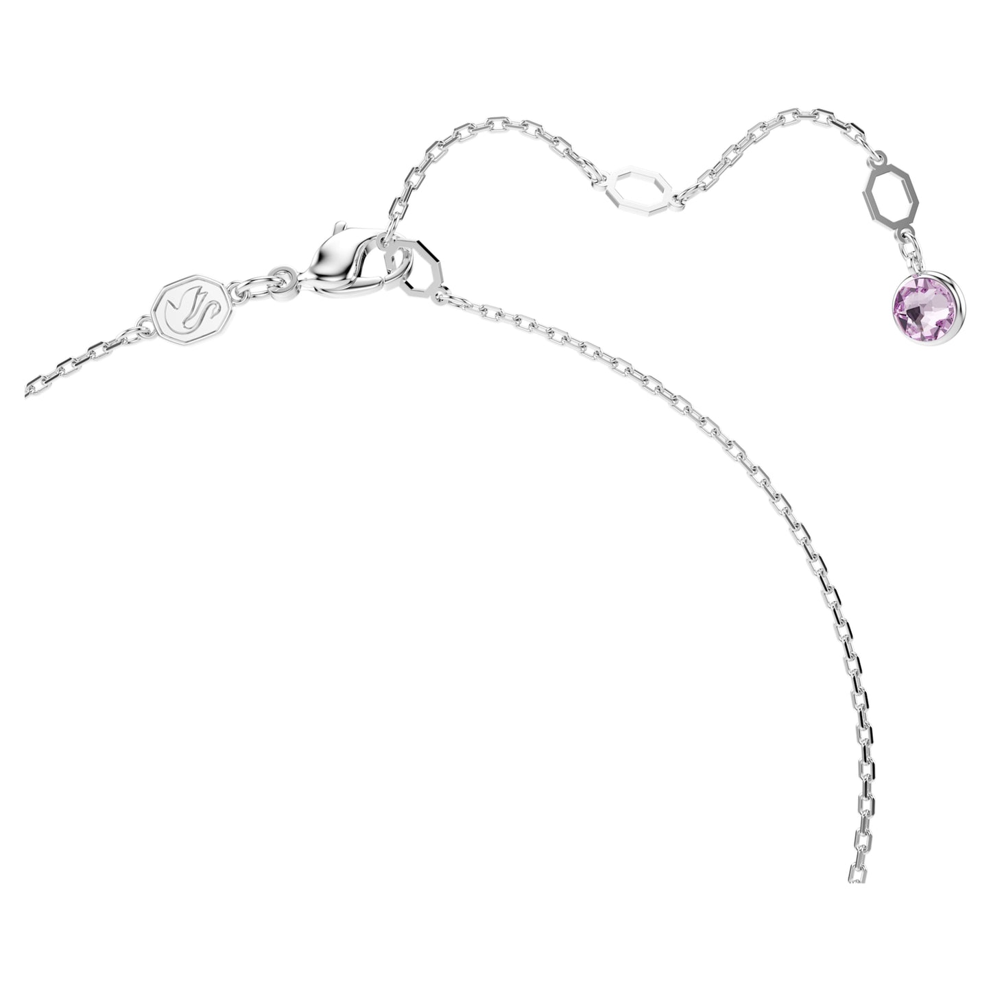 GEMMA Y PENDANT - MULTICOLOUR, RHODIUM