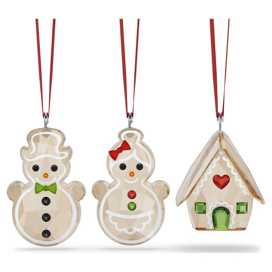 HOLIDAY CHEERS GINGERBREAD ORNAMENT SET