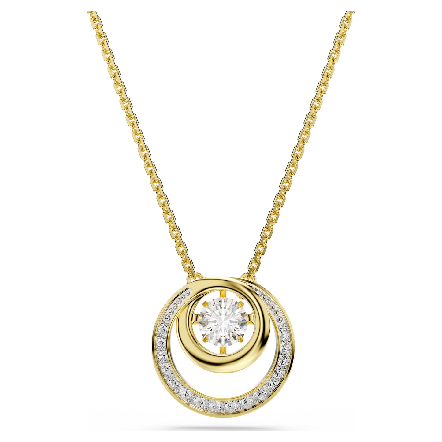 HYPERBOLA PENDANT - WHITE, GOLD